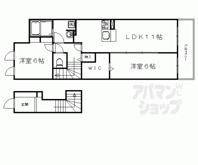 【カサデルセレッソ】間取