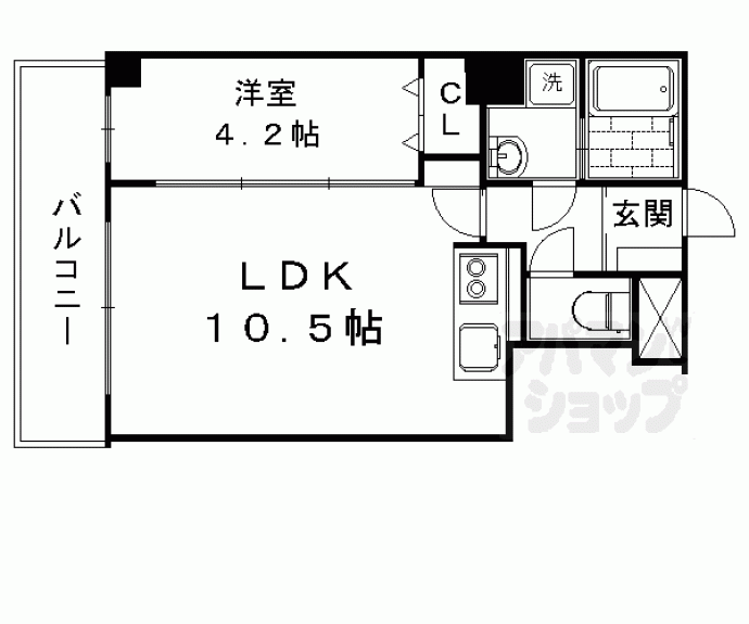 【モンドール西院】間取