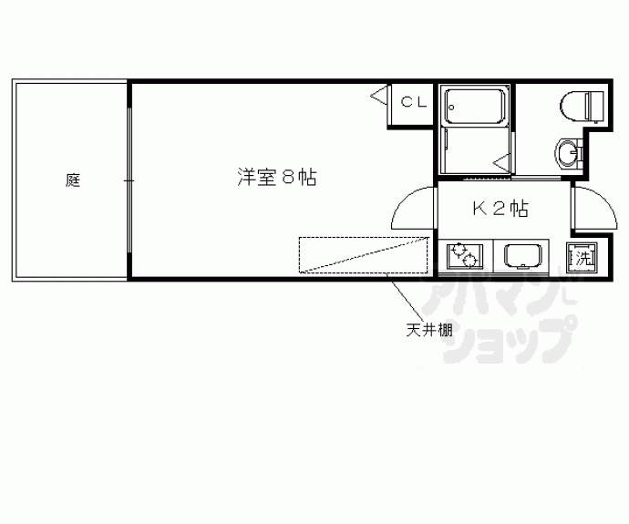 【フラッティｋｅｉ】間取