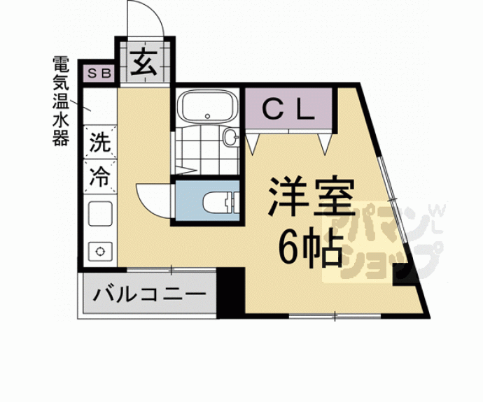 【フリーピア鳴滝Ⅳ】間取