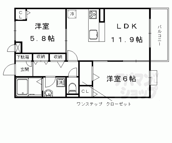 【コンフォールＺＥＮ】間取