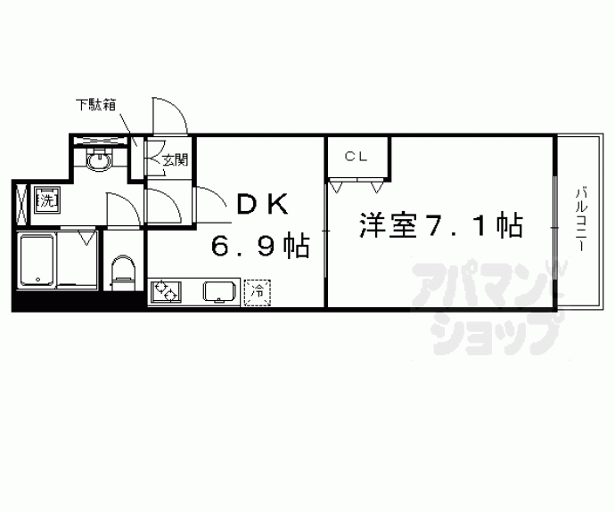 【嵯峨野ライフ】間取