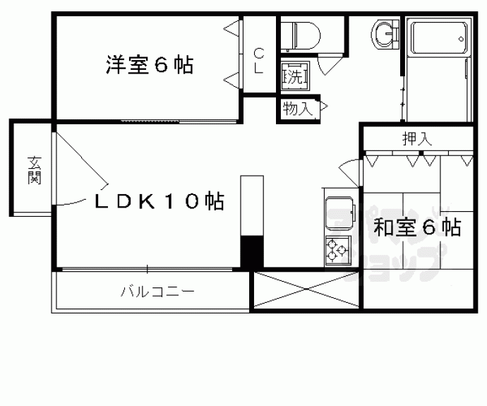 【川梅ビル】間取