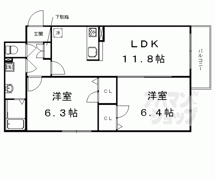 【かのん梅ケ畑】間取