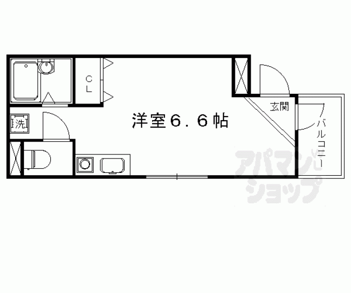 【西院ヒルズ】間取