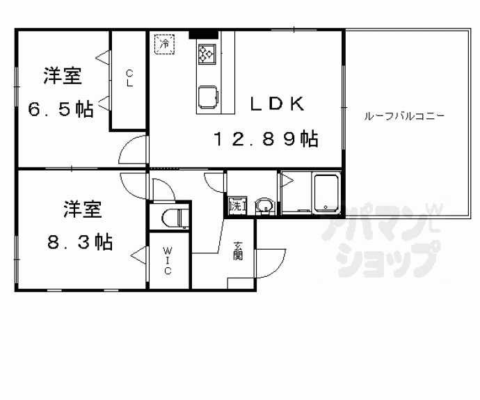 【メゾン・ド・ボワⅢ】間取