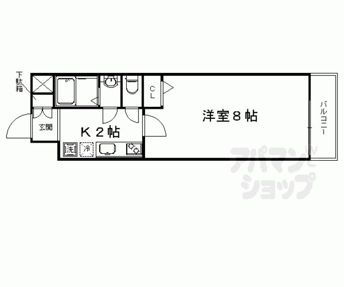 【Ｋ＇ｓメゾン御池西】間取