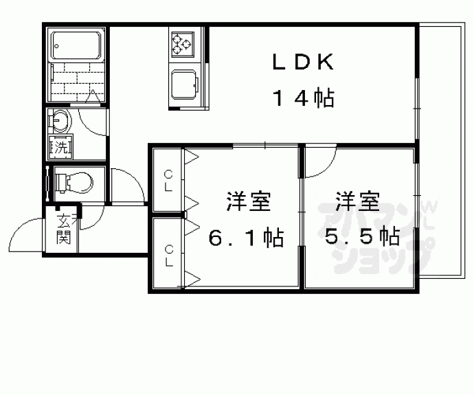 【月のうさぎ】間取