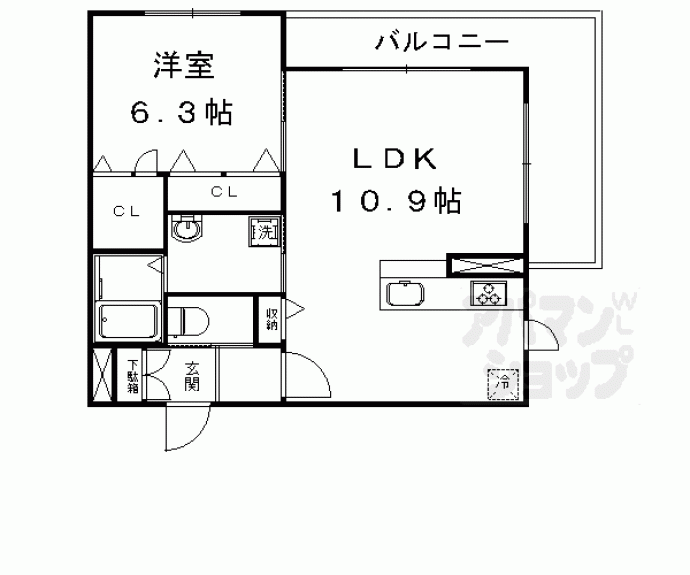 【グリナージュ．Ｍ】間取