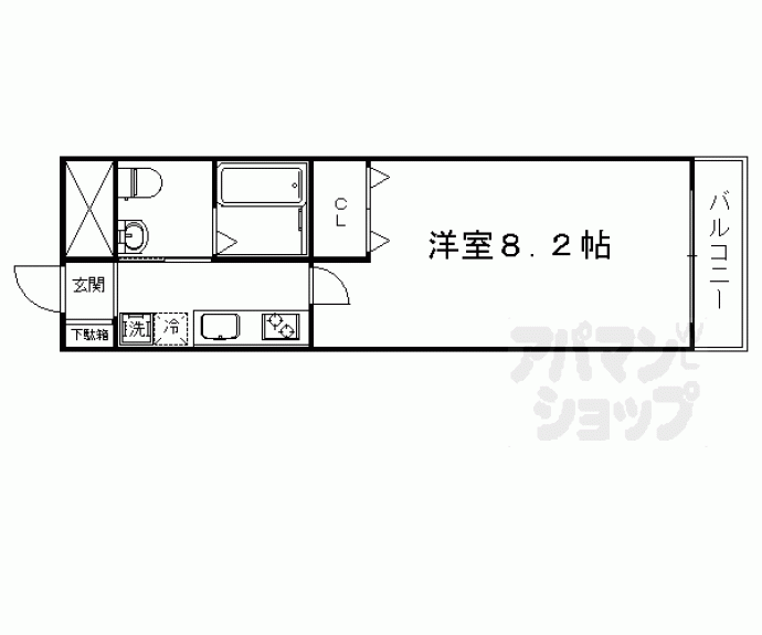 【ワンモアハート円町】間取