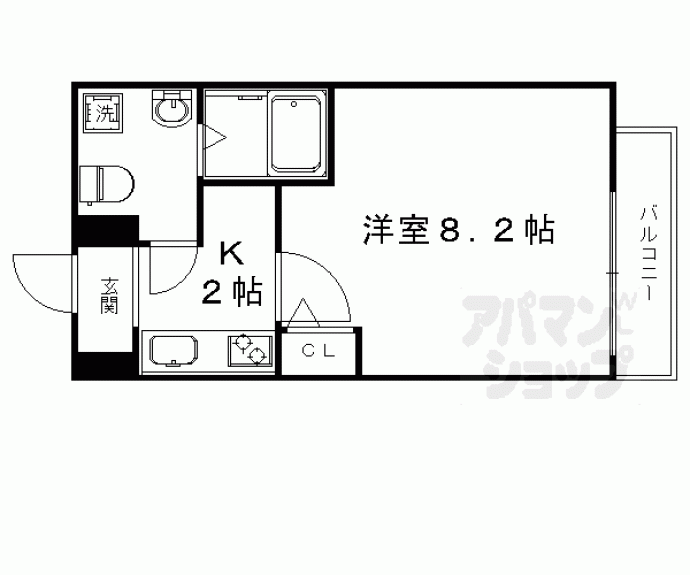 【グランドーリア西院】間取