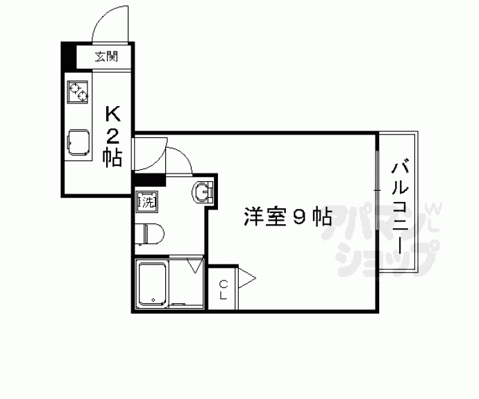 【グランドーリア西院】間取