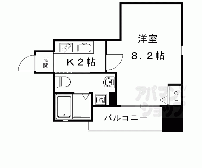 【グランドーリア西院】間取