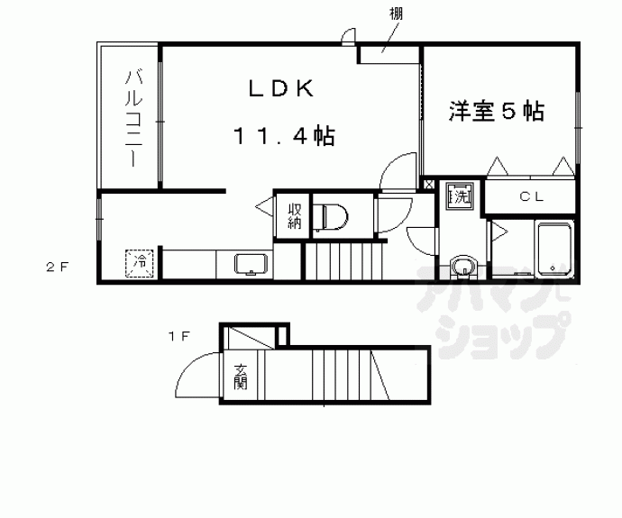 【フランブリーズ桂ヶ原】間取