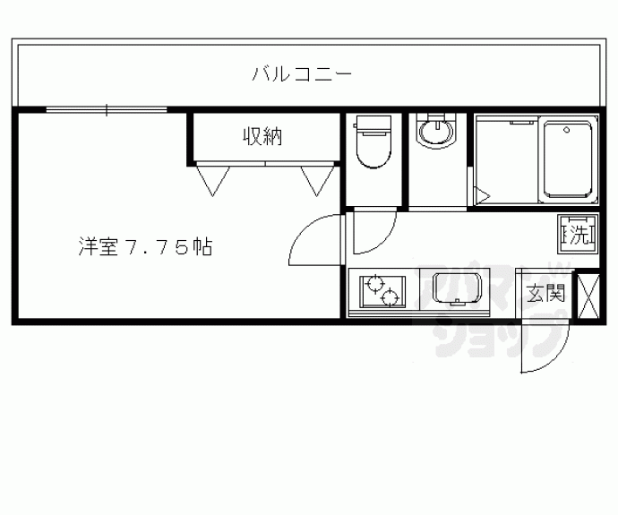 【セントポーリア円町】間取