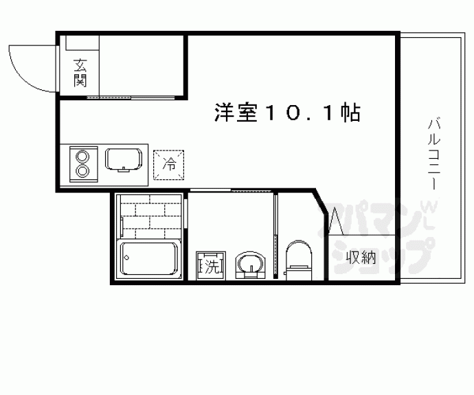 【シャルール・デュ・ボワ二条】間取