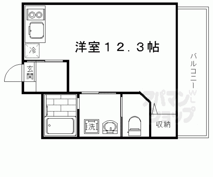 【シャルール・デュ・ボワ二条】間取