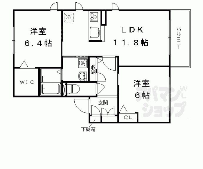 【セントリビエ瀬戸畑】間取