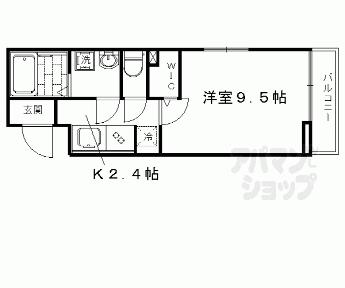 【ヴィクトリアス西京極】間取