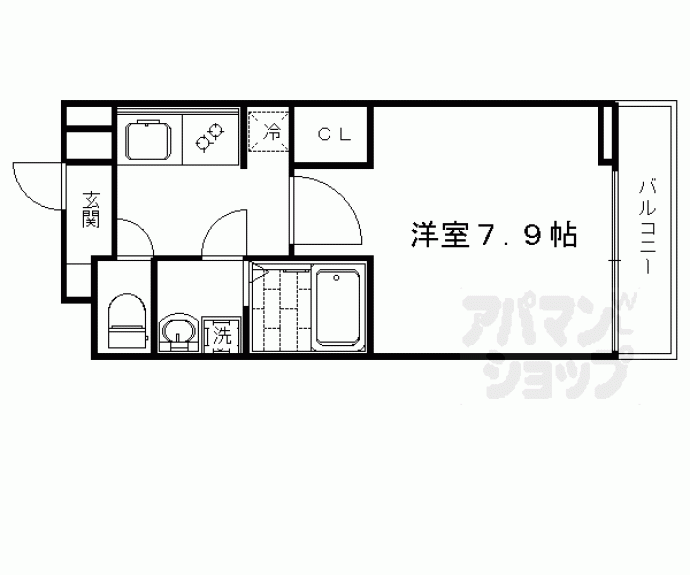 【ヴィクトリアス西京極】間取