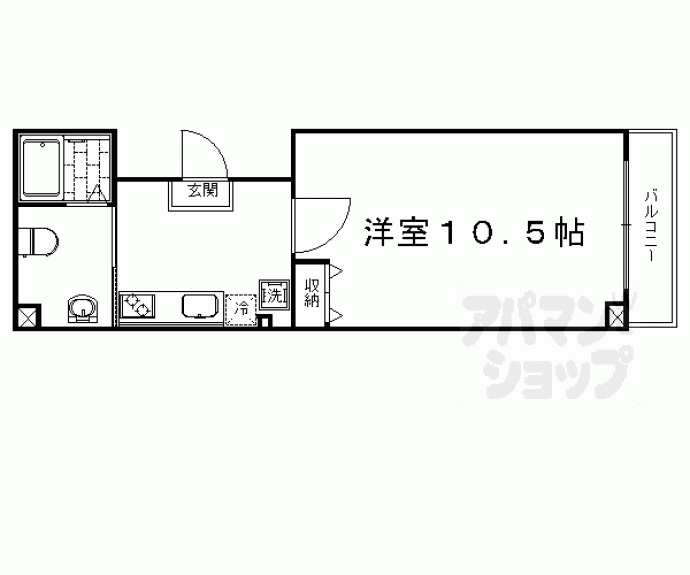 【Ｖ－ｓｔｙｌｅ西院】間取