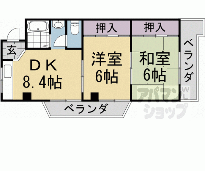 【加藤マンション】間取