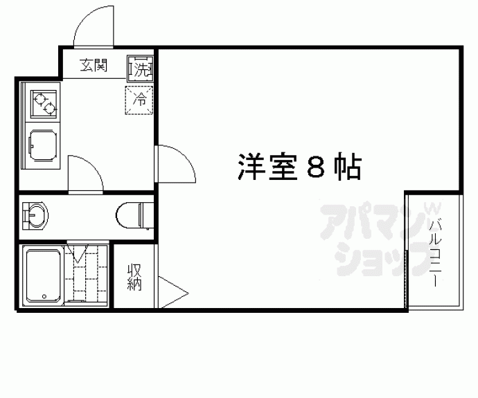 【リエール円町】間取