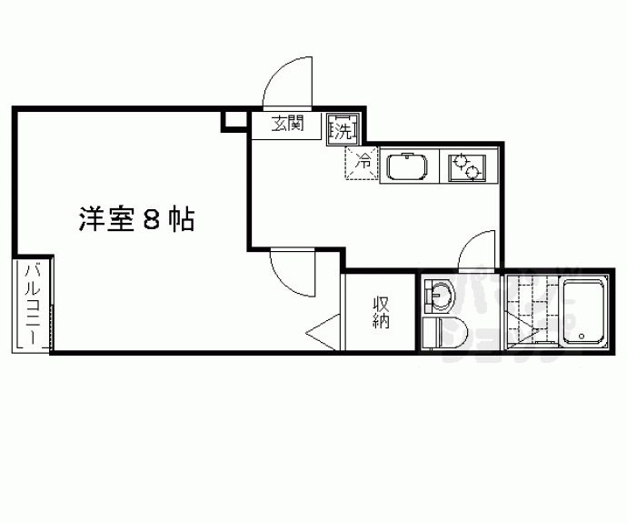 【リエール円町】間取