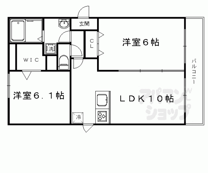 【メゾンラリラ】間取