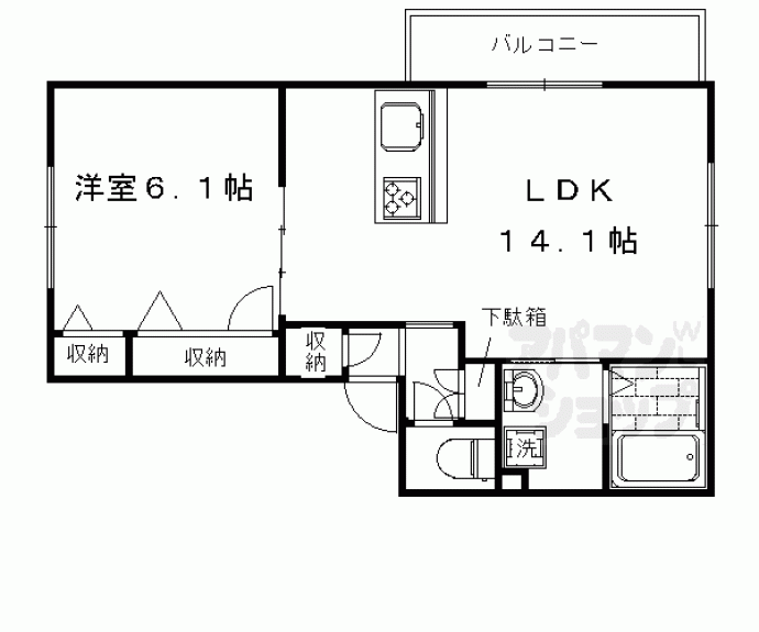 【Ｌａ　ｃａｓａ　ｂｒｅｚｚａ】間取