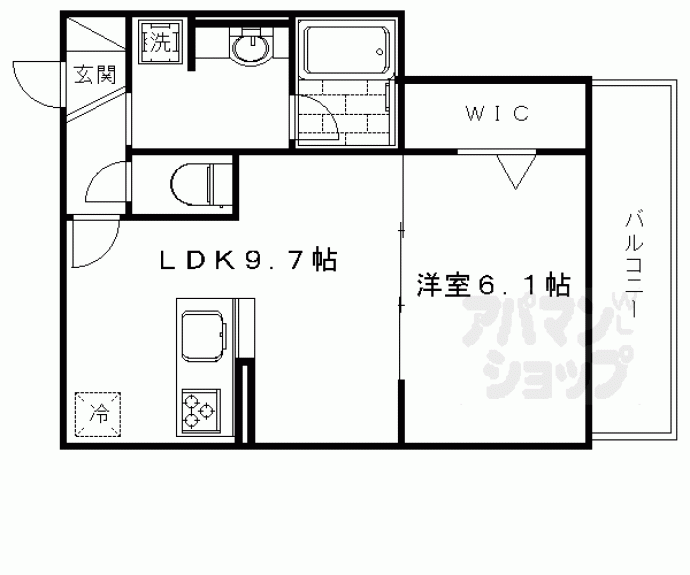 【コア・ジュピター円町】間取