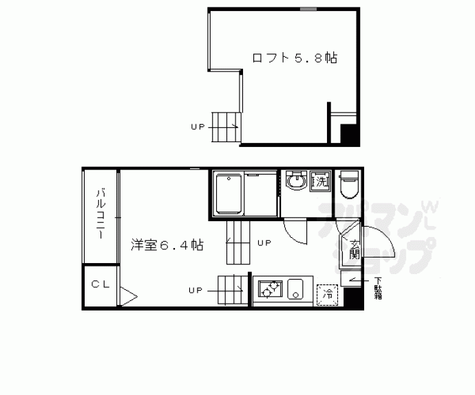 【ハーモニーテラス壬生高樋町】間取