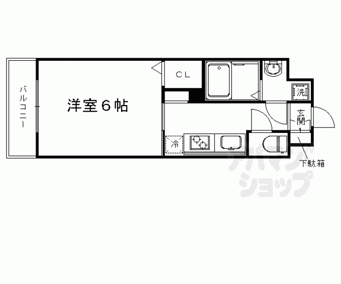 【アクアプレイス京都西院】間取