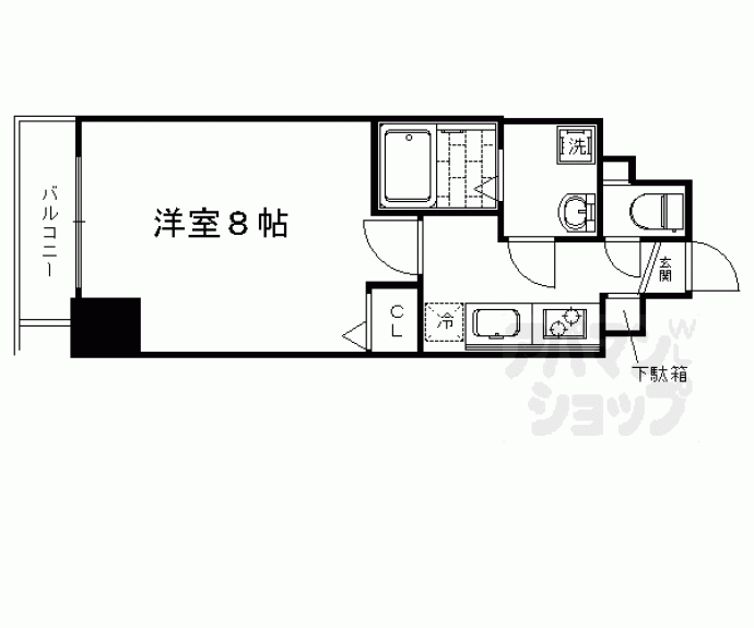 【フォレスト西大路五条】間取