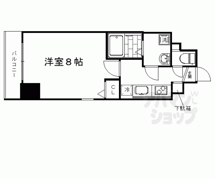 【フォレスト西大路五条】間取