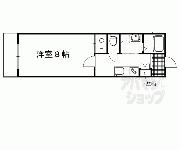 【山ノ内中畑町マンション】間取