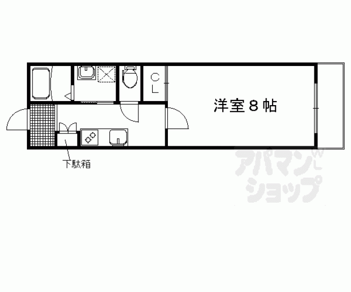 【山ノ内中畑町マンション】間取