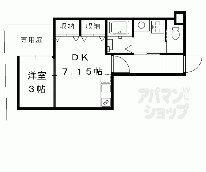 【ｎｉｃｏ西京極】間取