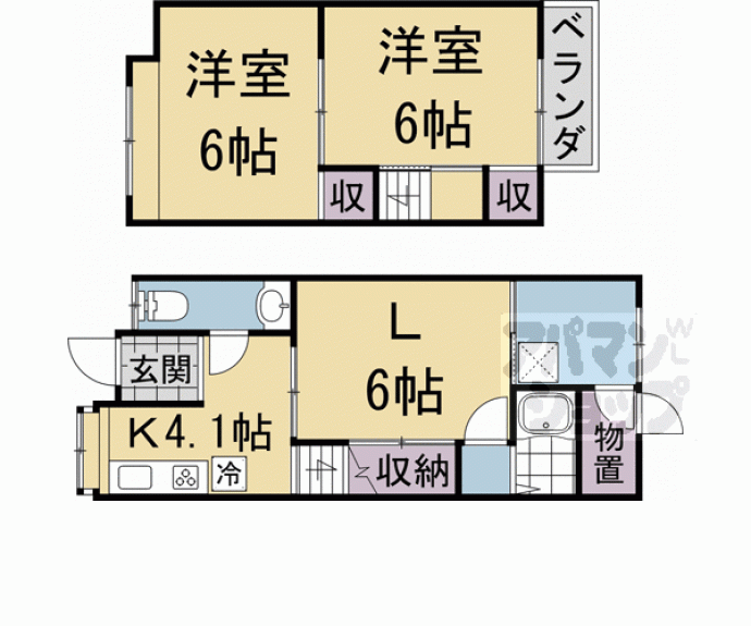 【池田様貸家】間取