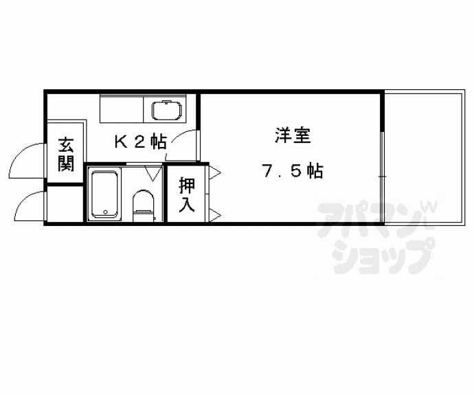 【第一ハイツ早田】間取