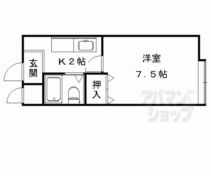 【第一ハイツ早田】間取