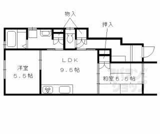 【壬生淵田町貸家】