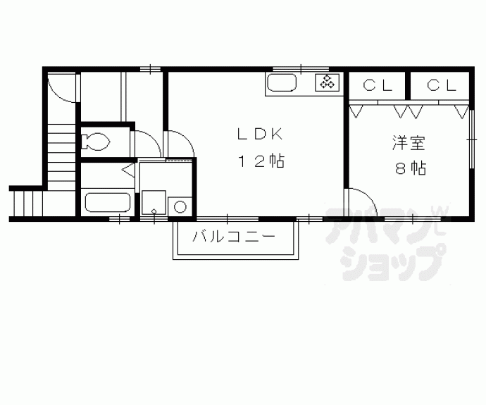 【ハイツ釈迦堂】間取