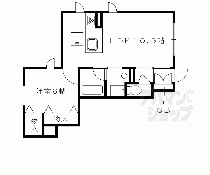 【シャーメゾン　ドリームⅡ】間取