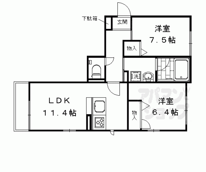 【オーク常盤】間取