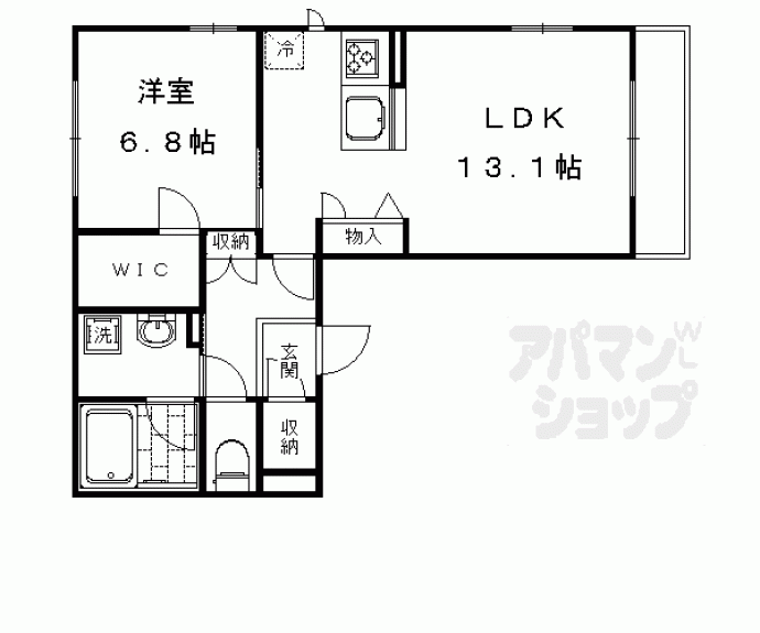 【シャーメゾン２１Ｋ】間取