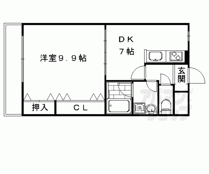 【Ｈｏｕｓｅ　ｍｉｙａｂｉ嵯峨の郷】間取