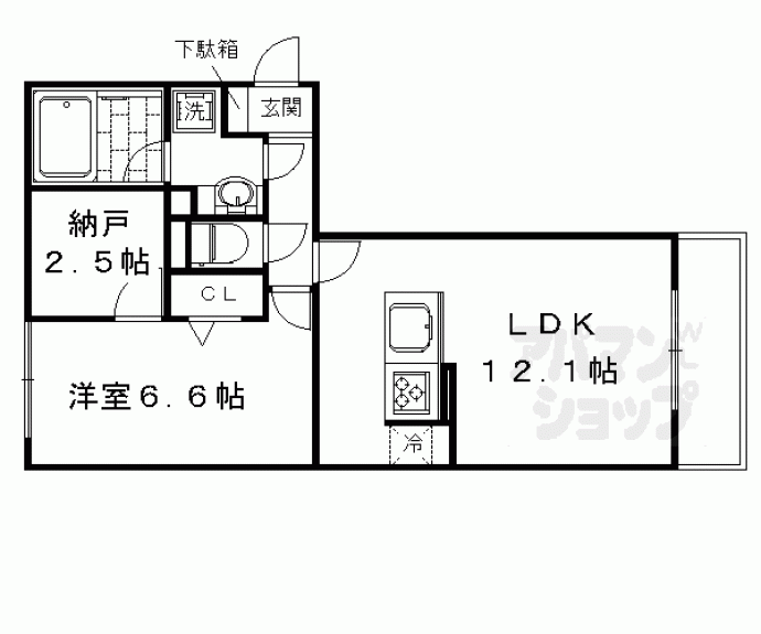 【Ｃｈｏｕｅｔｔｅ川政】間取