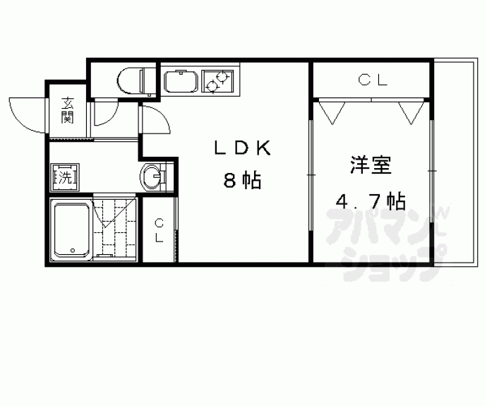 【ＰＲＥＳＴＩＧＥ西院寿町】間取