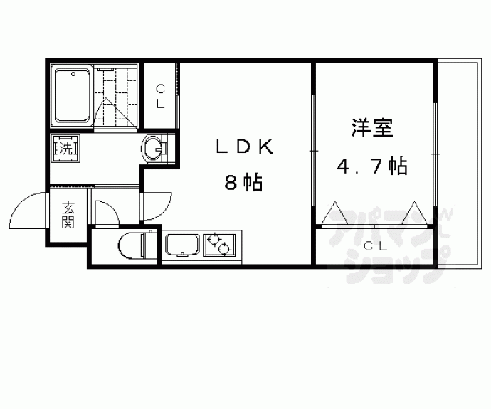 【ＰＲＥＳＴＩＧＥ西院寿町】間取